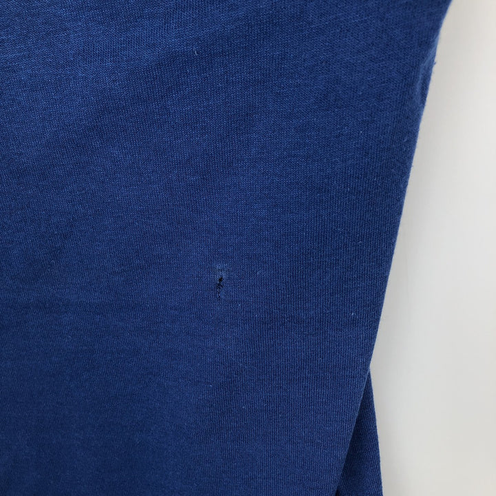Vintage 80s-90'S Jerzees printed T-shirt, Made in USA, Men's Size L cotton blue type Vintage Second Hand