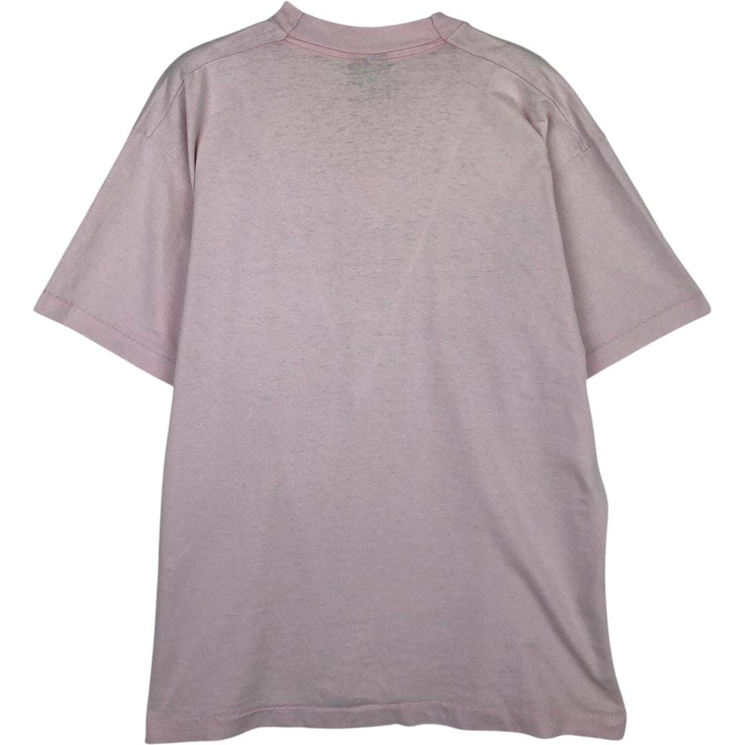 90'S Screen Stars Best Printed T-shirt Made in USA Men's XL Vintage cotton pink type Vintage Second Hand