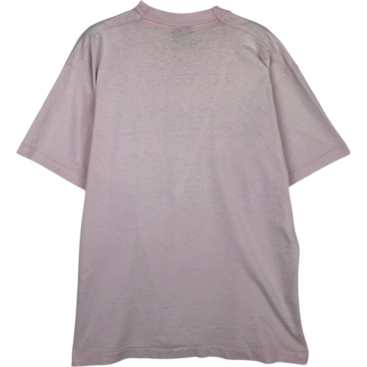 90'S Screen Stars Best Printed T-shirt Made in USA Men's XL Vintage cotton pink type Vintage Second Hand