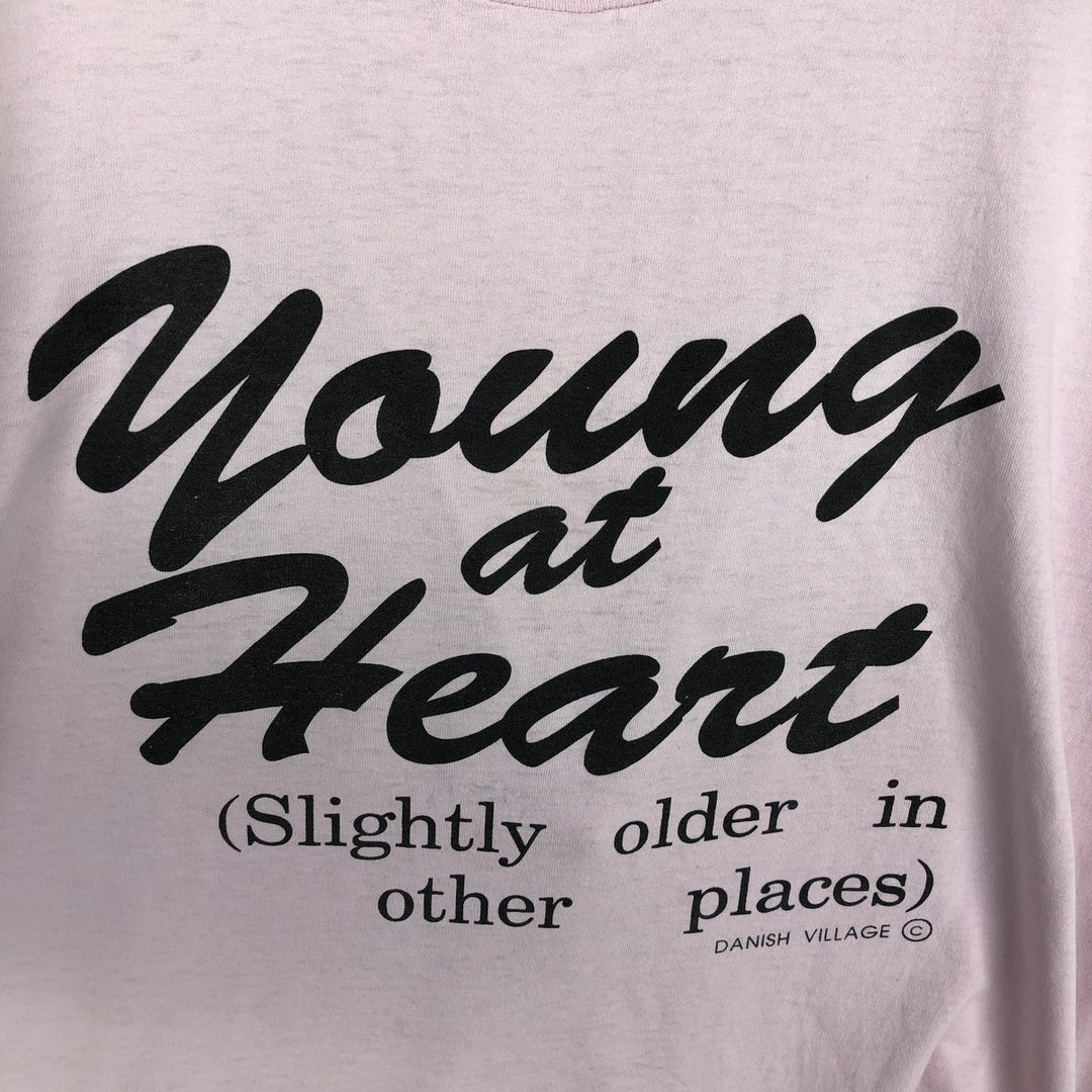 90'S Screen Stars Best Printed T-shirt Made in USA Men's XL Vintage cotton pink type Vintage Second Hand