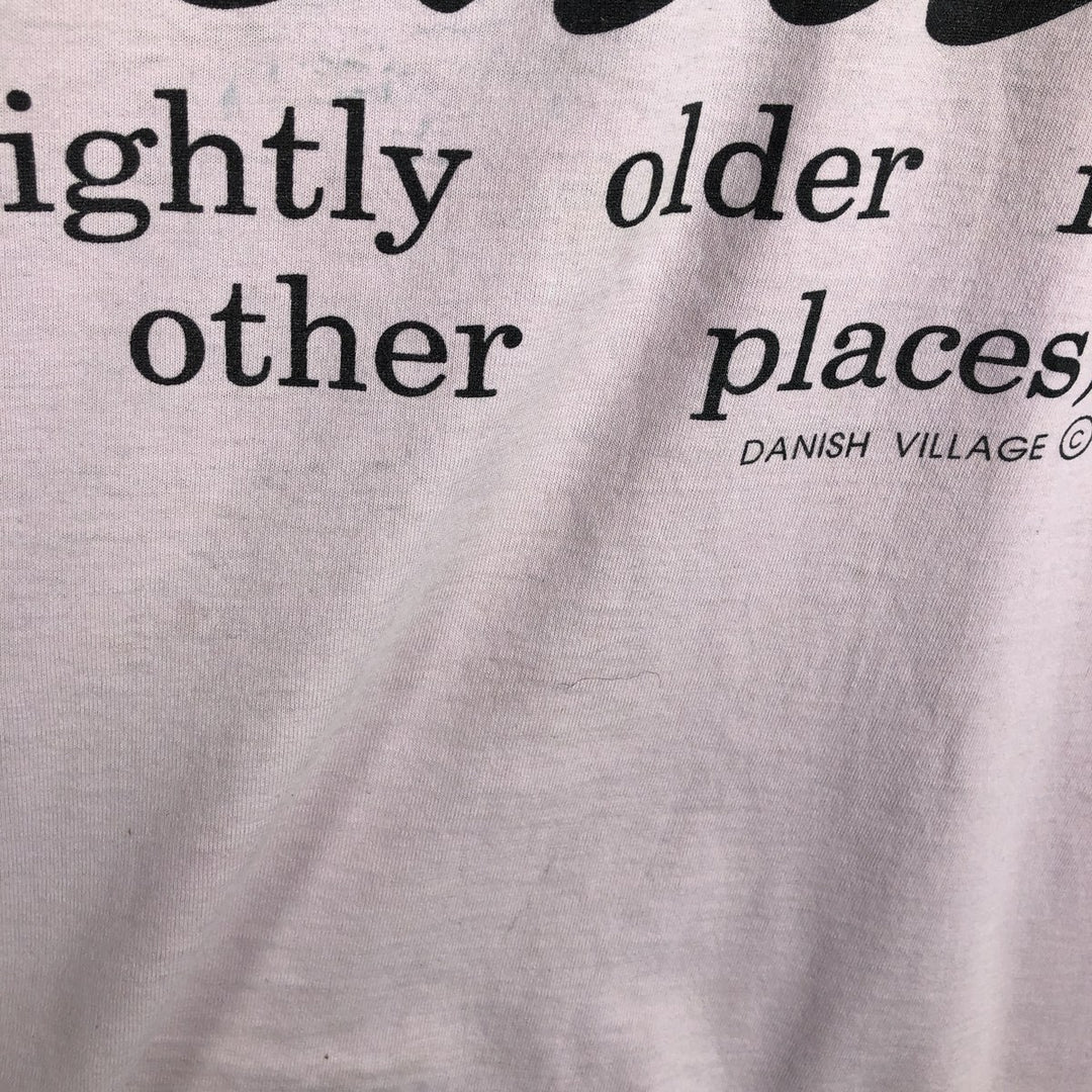 90'S Screen Stars Best Printed T-shirt Made in USA Men's XL Vintage cotton pink type Vintage Second Hand