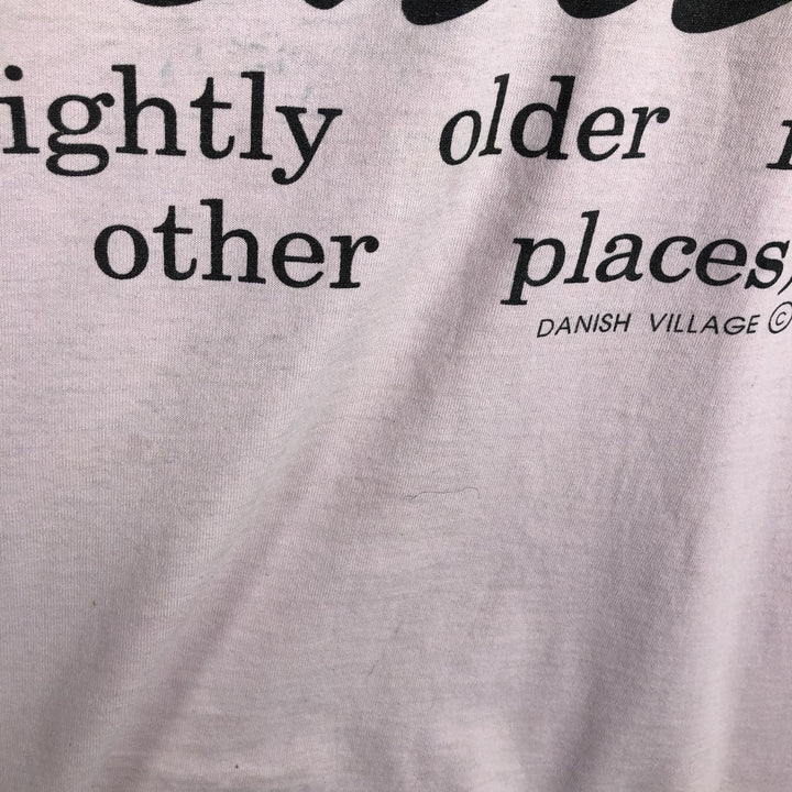 90'S Screen Stars Best Printed T-shirt Made in USA Men's XL Vintage cotton pink type Vintage Second Hand