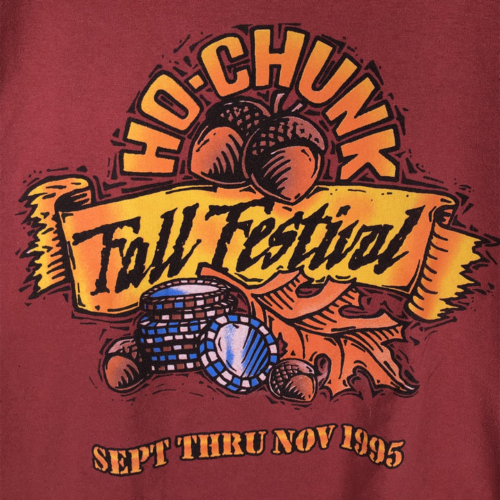90'S Fruit of the Loom Best Printed T-shirt, Made in USA, Men's XL, Vintage cotton red type Vintage Second Hand