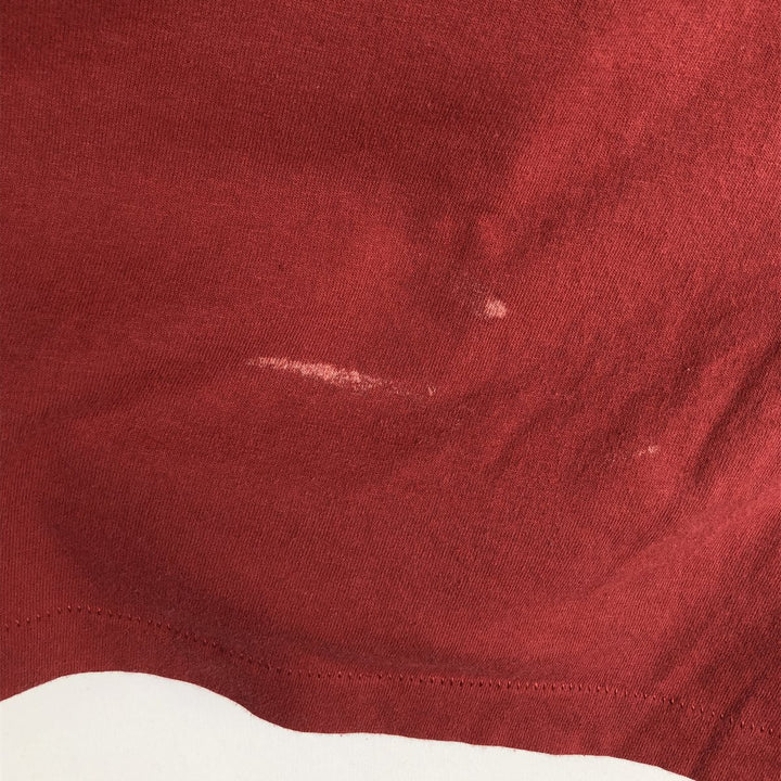 90'S Fruit of the Loom Best Printed T-shirt, Made in USA, Men's XL, Vintage cotton red type Vintage Second Hand