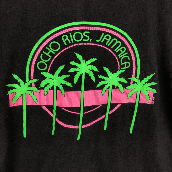 Hanes printed t-shirt, men's size XL. cotton black type Vintage Second Hand