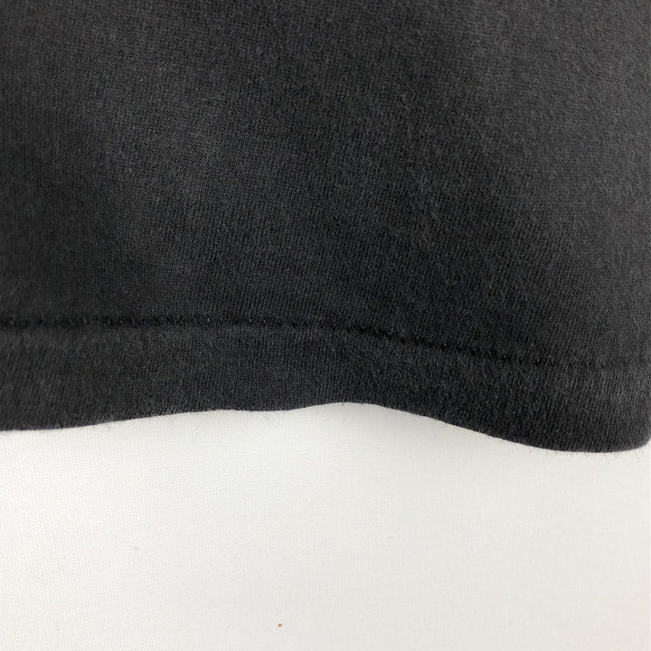 Hanes printed t-shirt, men's size XL. cotton black type Vintage Second Hand