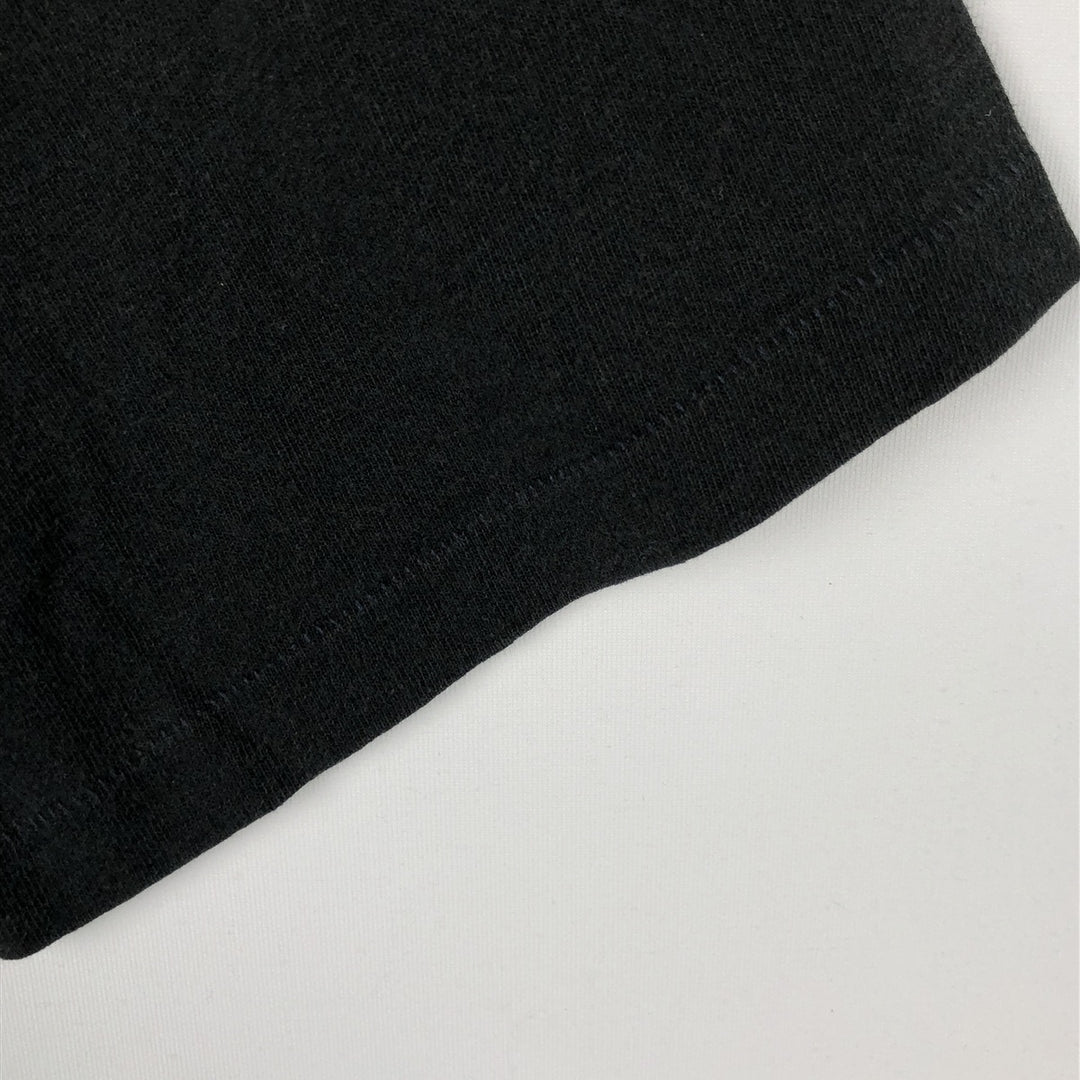 90'S Anvil Printed T-shirt, Made in USA, Men's L size, Vintage cotton black type Vintage Second Hand