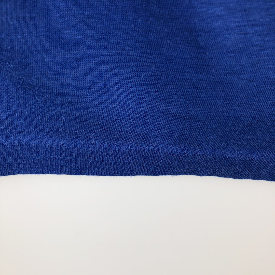~90'S Vintage Printed T-shirt, Men's M size unclear blue type Vintage Second Hand