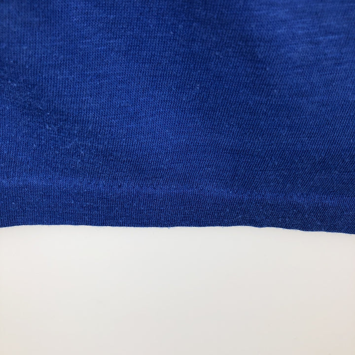 ~90'S Vintage Printed T-shirt, Men's M size unclear blue type Vintage Second Hand