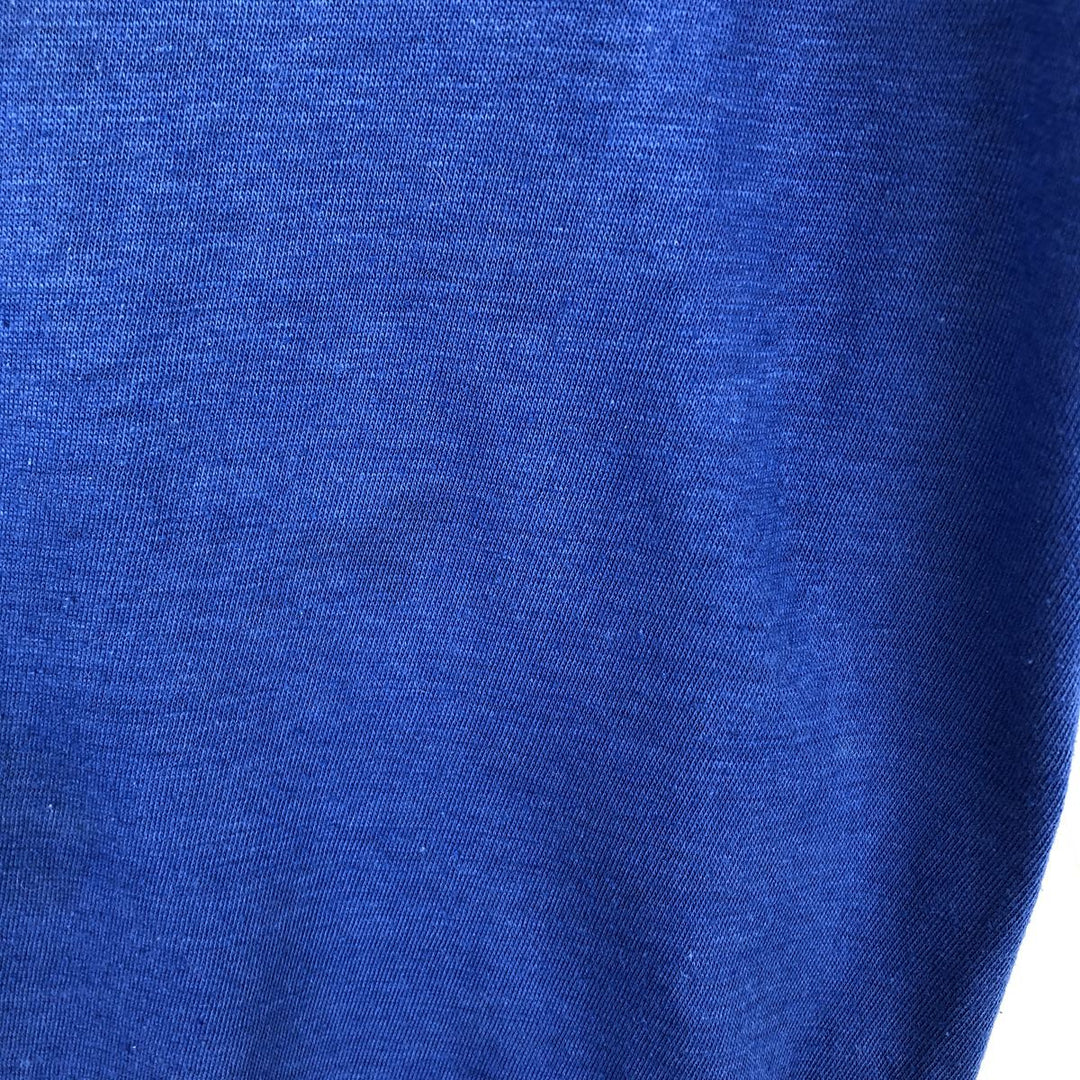 ~90'S Vintage Printed T-shirt, Men's M size unclear blue type Vintage Second Hand
