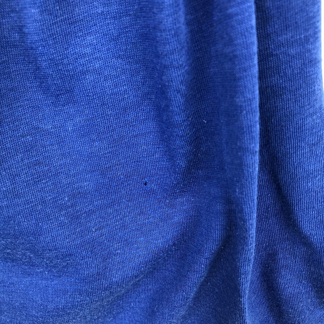 ~90'S Vintage Printed T-shirt, Men's M size unclear blue type Vintage Second Hand