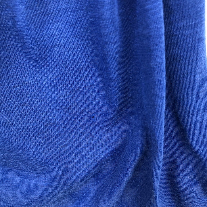 ~90'S Vintage Printed T-shirt, Men's M size unclear blue type Vintage Second Hand