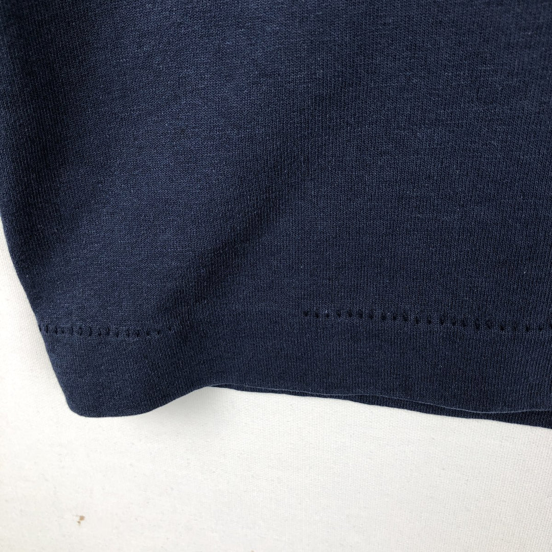 90'S Screen Stars Best Printed T-shirt Made in USA Men's L Vintage cotton navy blue type Vintage Second Hand