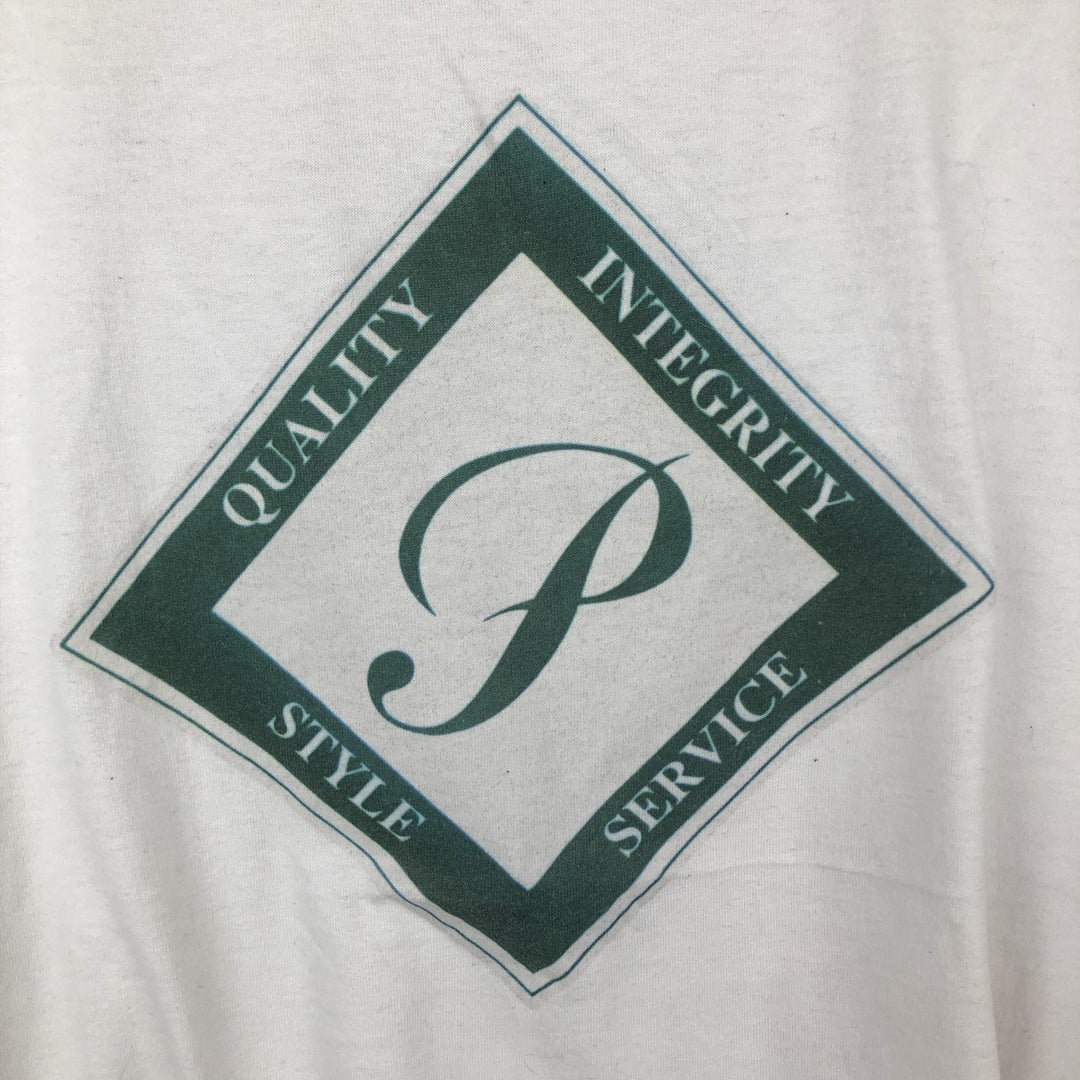 90'S ONEITA Printed T-shirt Made in USA Men's XL Vintage cotton white type Vintage Second Hand
