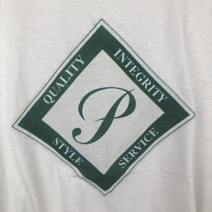 90'S ONEITA Printed T-shirt Made in USA Men's XL Vintage cotton white type Vintage Second Hand