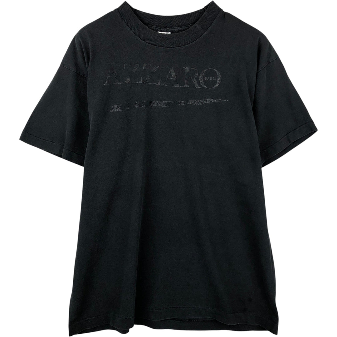 ~90'S Fruit of the Loom Print T-Shirt, Made in USA, Men's XL equivalent, Vintage cotton black type Vintage Second Hand