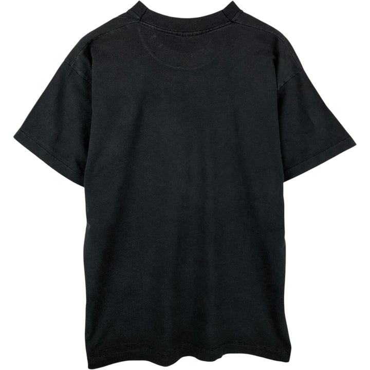 ~90'S Fruit of the Loom Print T-Shirt, Made in USA, Men's XL equivalent, Vintage cotton black type Vintage Second Hand
