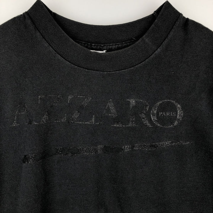 ~90'S Fruit of the Loom Print T-Shirt, Made in USA, Men's XL equivalent, Vintage cotton black type Vintage Second Hand