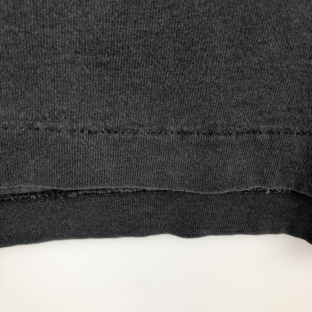 ~90'S Fruit of the Loom Print T-Shirt, Made in USA, Men's XL equivalent, Vintage cotton black type Vintage Second Hand