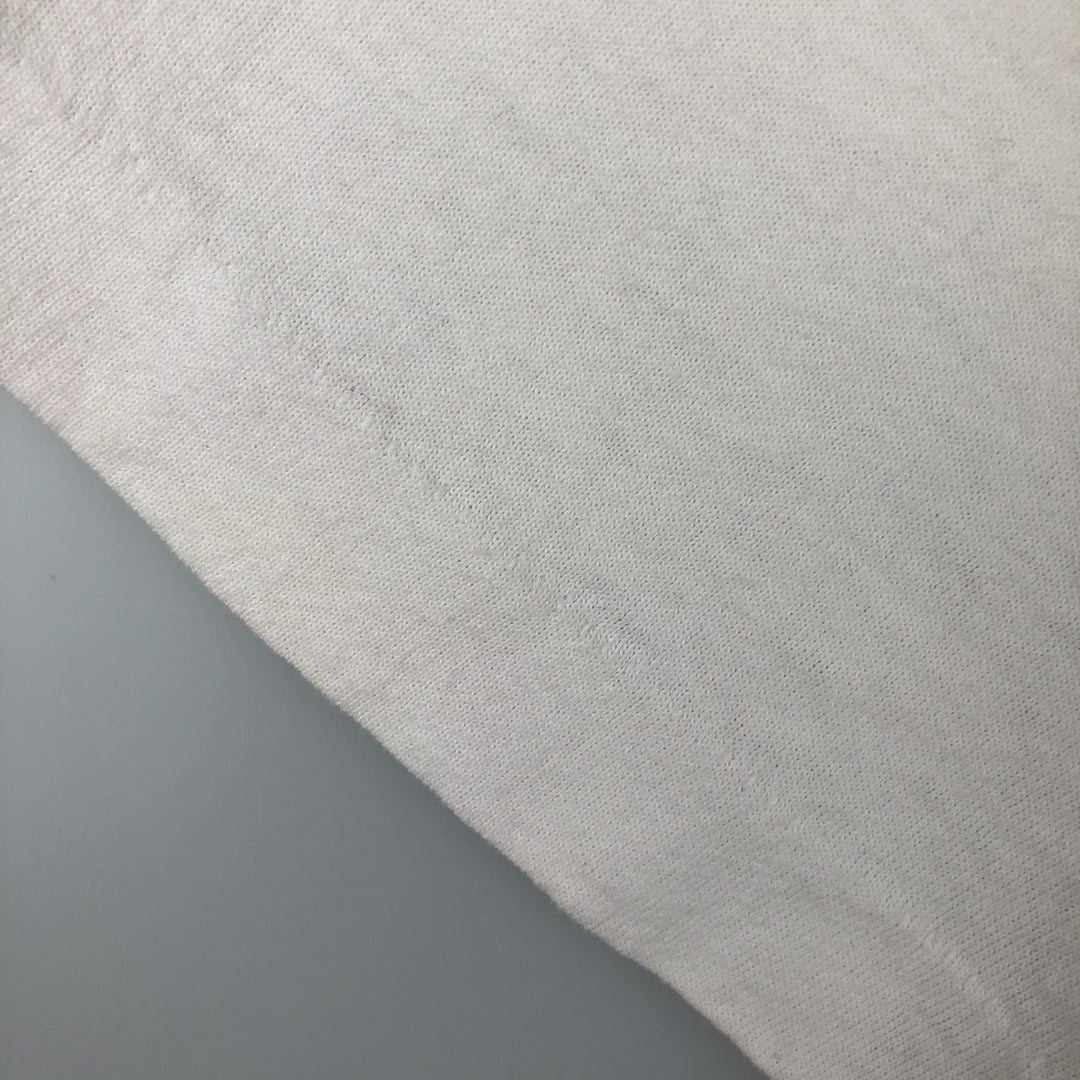 ~90'S Fruit of the Loom Print T-Shirt, Made in USA, Men's XL equivalent, Vintage cotton white type Vintage Second Hand
