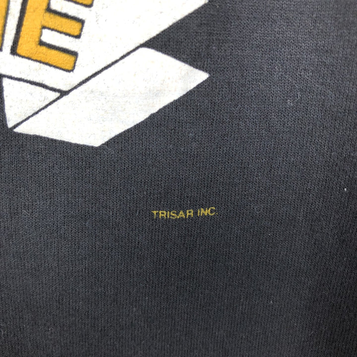 90'S Hanes HEAVYWEIGHT 50 cotton black type Vintage Second Hand