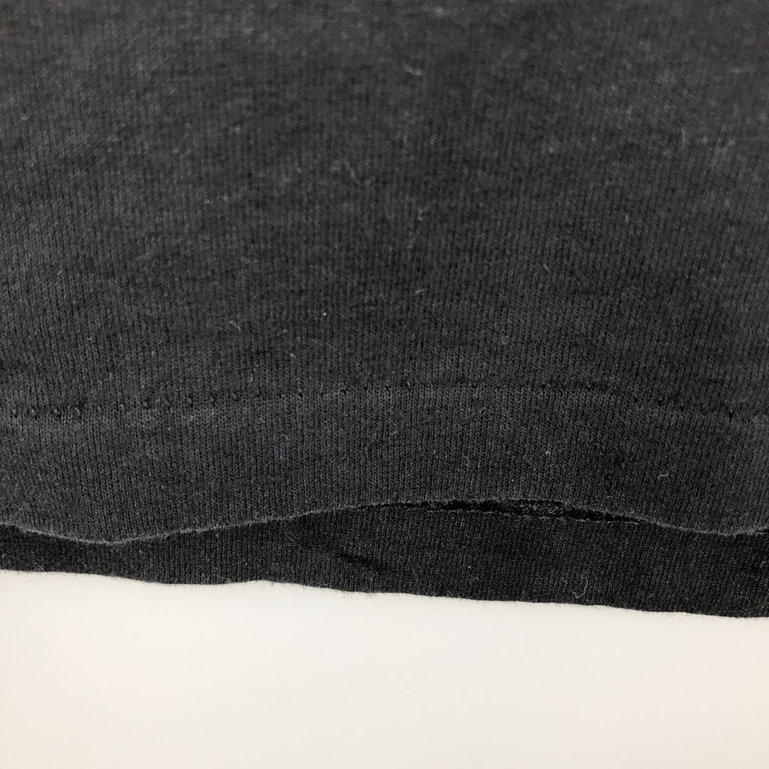 90'S Hanes HEAVYWEIGHT 50 cotton black type Vintage Second Hand