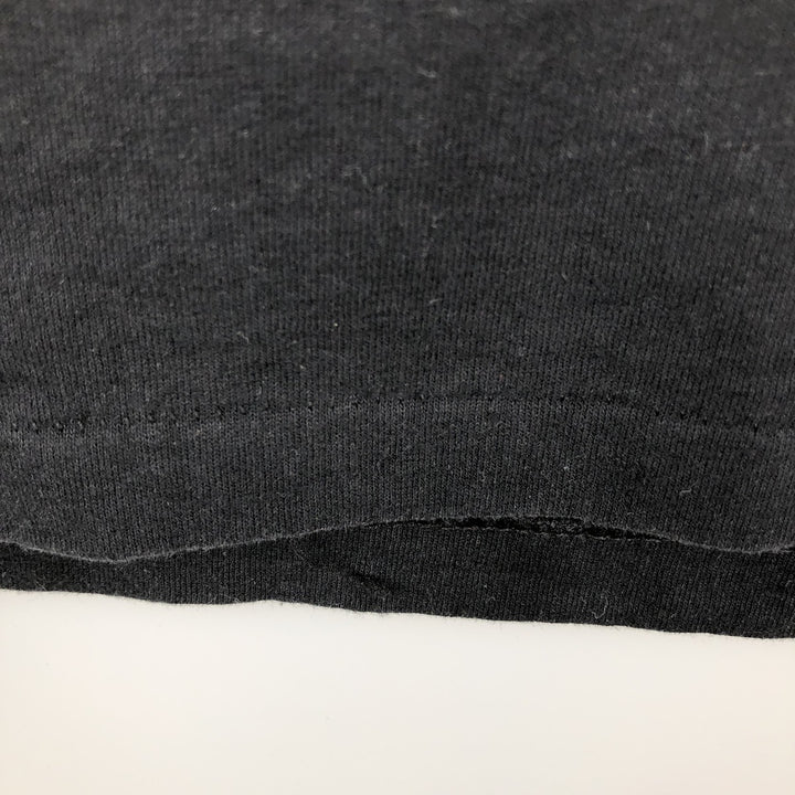 90'S Hanes HEAVYWEIGHT 50 cotton black type Vintage Second Hand