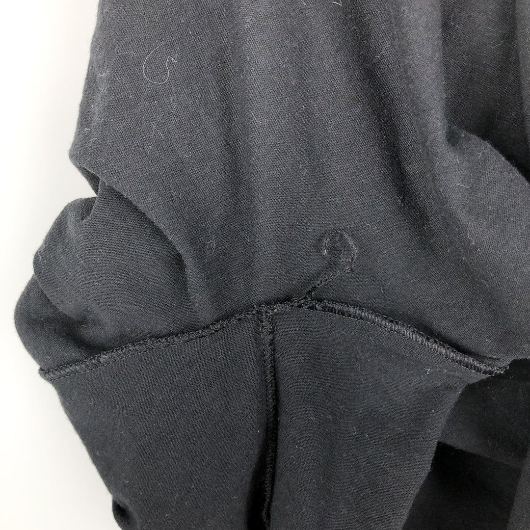 90'S Hanes HEAVYWEIGHT 50 cotton black type Vintage Second Hand