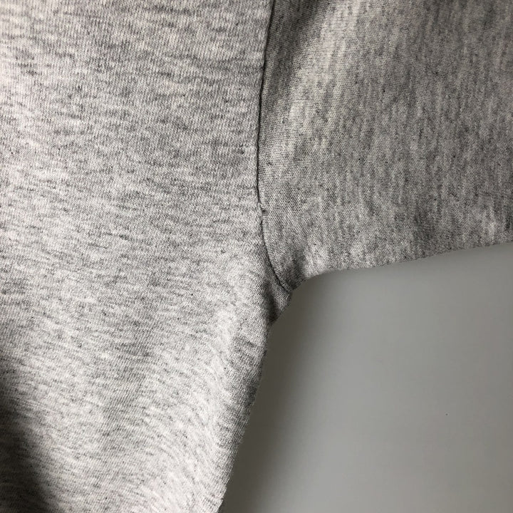 ~90'S Fruit of the Loom Short-Sleeve T-Shirt with One-Point Logo, Men's XL Equivalent, Vintage unclear gray type Vintage Second Hand