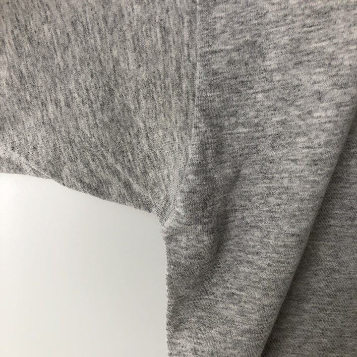 ~90'S Fruit of the Loom Short-Sleeve T-Shirt with One-Point Logo, Men's XL Equivalent, Vintage unclear gray type Vintage Second Hand
