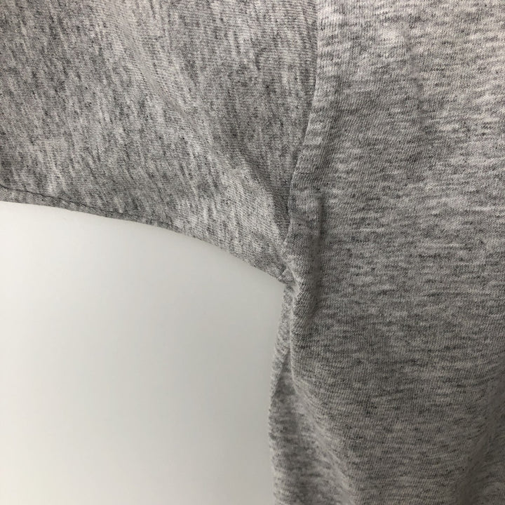 ~90'S Fruit of the Loom Short-Sleeve T-Shirt with One-Point Logo, Men's XL Equivalent, Vintage unclear gray type Vintage Second Hand