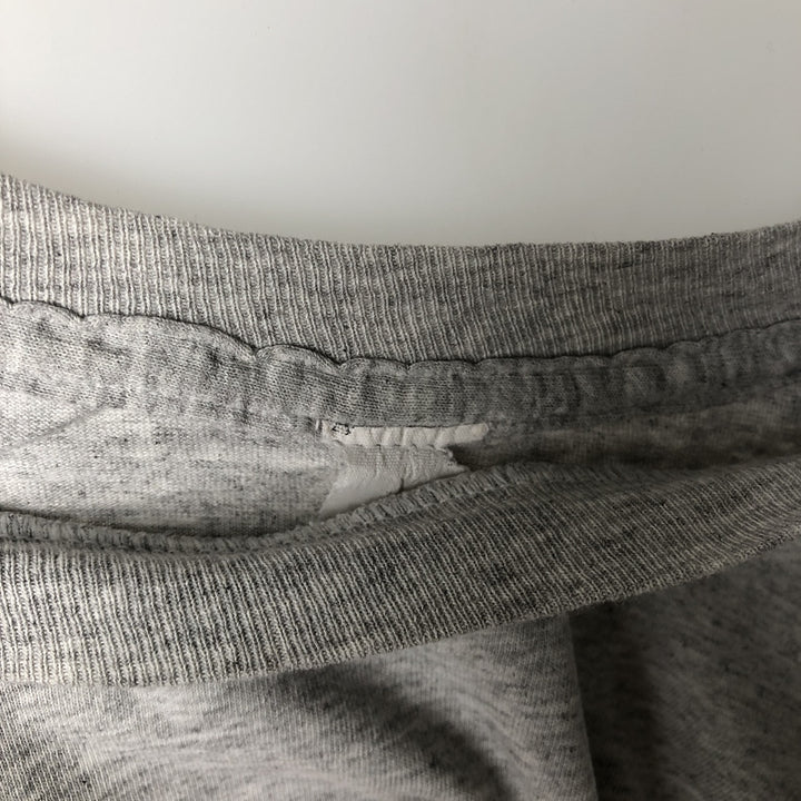 ~90'S Fruit of the Loom Short-Sleeve T-Shirt with One-Point Logo, Men's XL Equivalent, Vintage unclear gray type Vintage Second Hand
