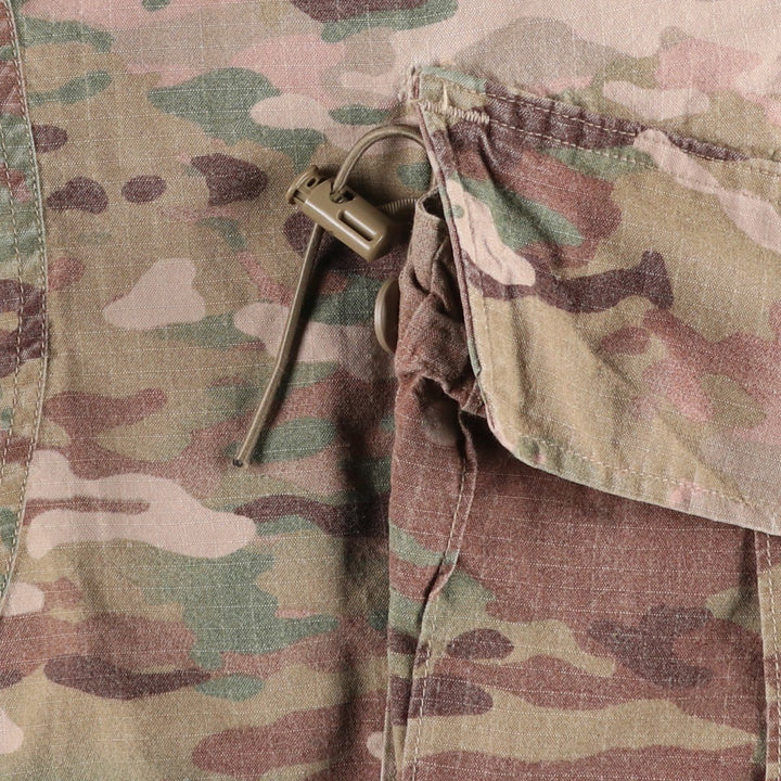 Authentic US military Multicam Camo Ripstop Military Cargo Pants, Size Large-Regular, Made in USA Rayon Khaki type Vintage Second Hand