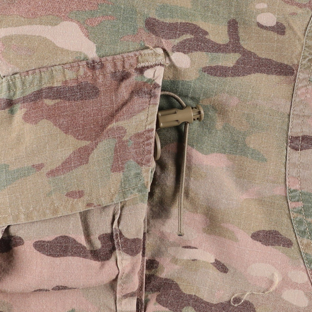 Authentic US military Multicam Camo Ripstop Military Cargo Pants, Size Large-Regular, Made in USA Rayon Khaki type Vintage Second Hand