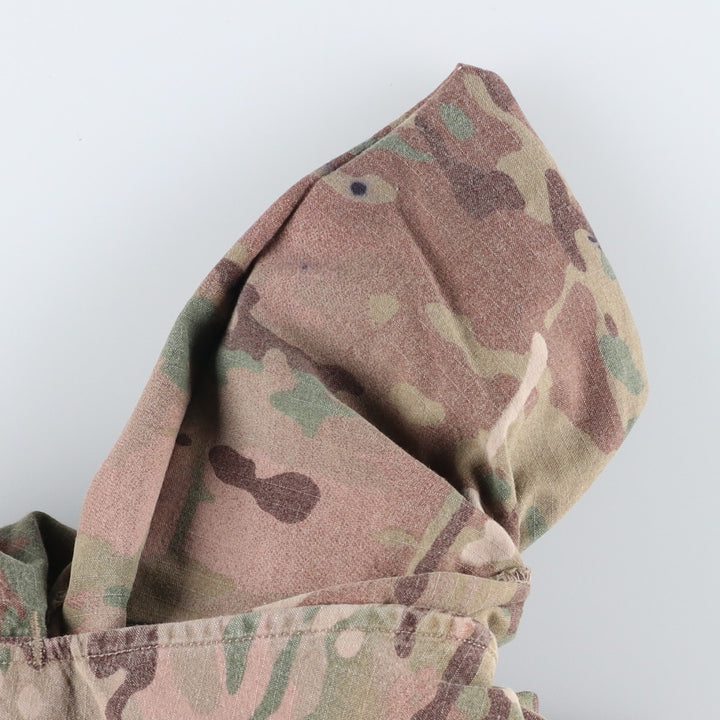 Authentic US military Multicam Camo Ripstop Military Cargo Pants, Size Large-Regular, Made in USA Rayon Khaki type Vintage Second Hand