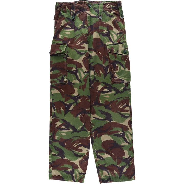 British Army Camouflage Pattern Military Cargo Pants Combat Pants Size 80 unclear Khaki type Vintage Second Hand