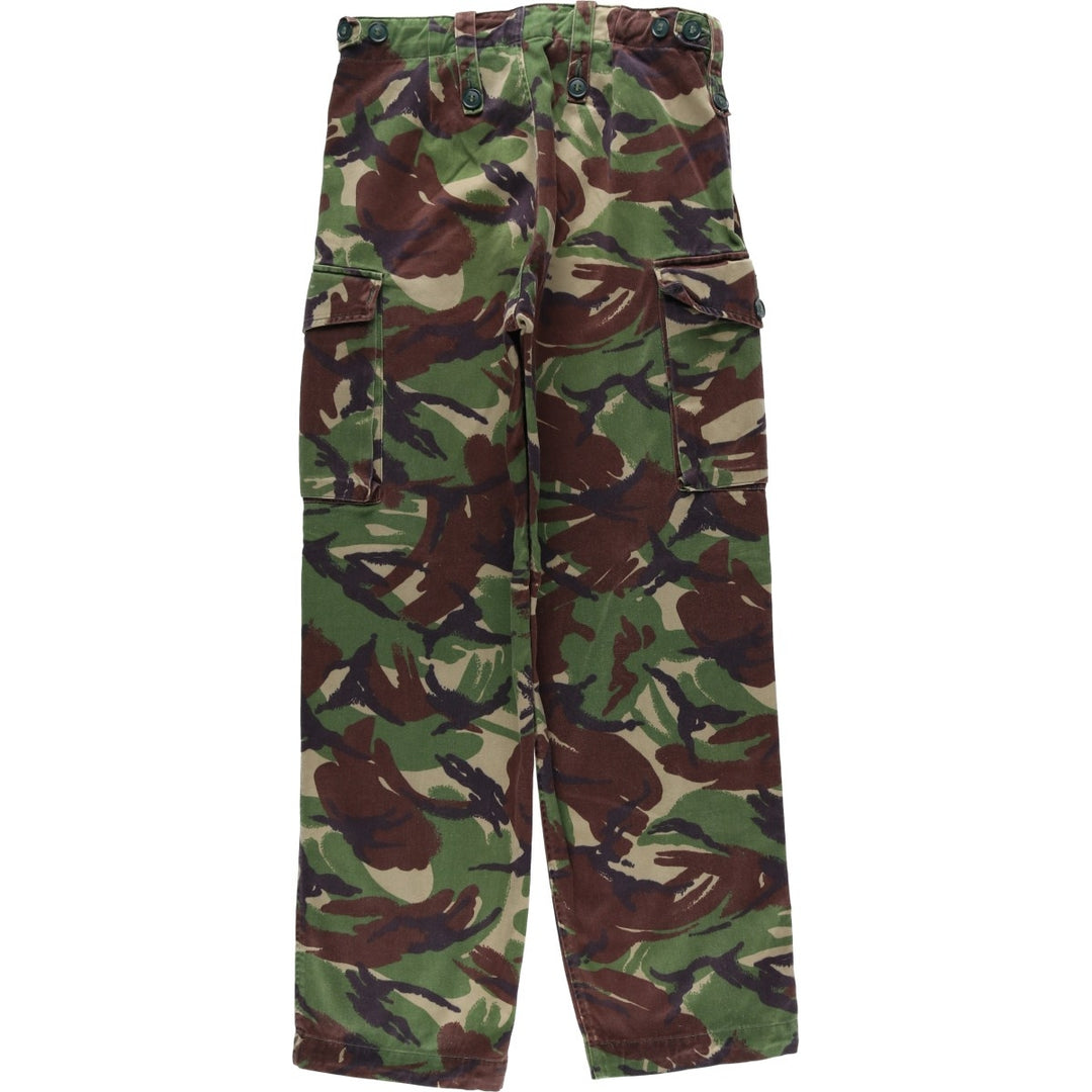 British Army Camouflage Pattern Military Cargo Pants Combat Pants Size 80 unclear Khaki type Vintage Second Hand