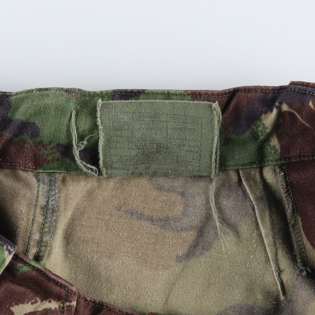 British Army Camouflage Pattern Military Cargo Pants Combat Pants Size 80 unclear Khaki type Vintage Second Hand