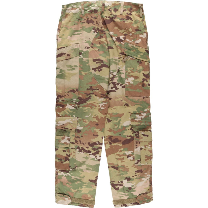 Camouflage Pattern Multicam Camo Military Cargo Pants Combat Pants Medium-Short Men's W34 Equivalent others Khaki type Vintage Second Hand