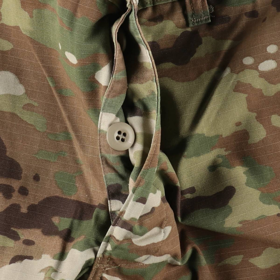 Genuine US military issue Multicam camouflage ripstop military cargo pants/combat pants, made in the USA, men's size W35 (approx.). Nylon Khaki type Vintage Second Hand