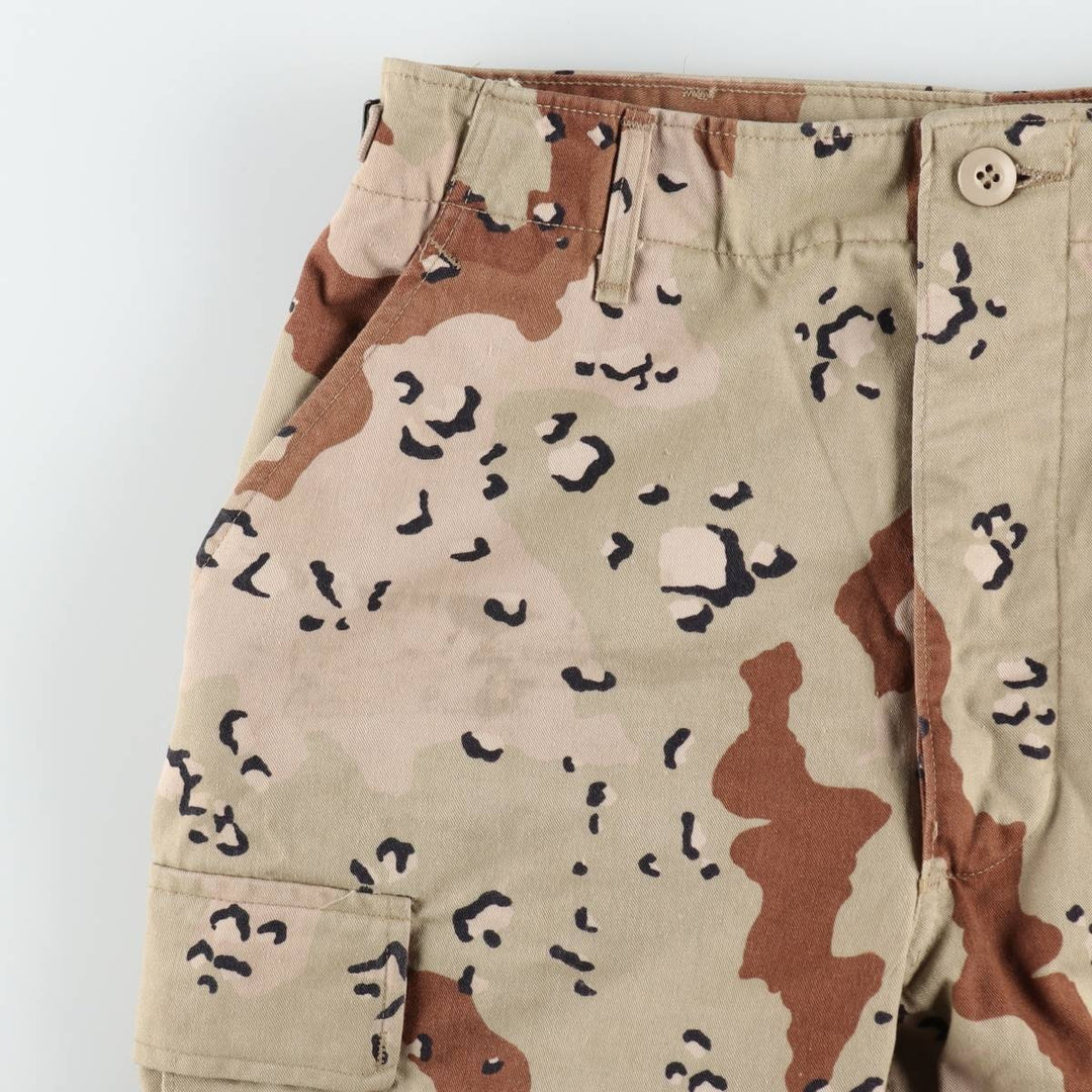 Camouflage Pattern 6C Desert Chocolate Chip Camo Military Cargo Pants Combat Pants Small-Long Men's W31 Equivalent cotton Beige type Vintage Second Hand