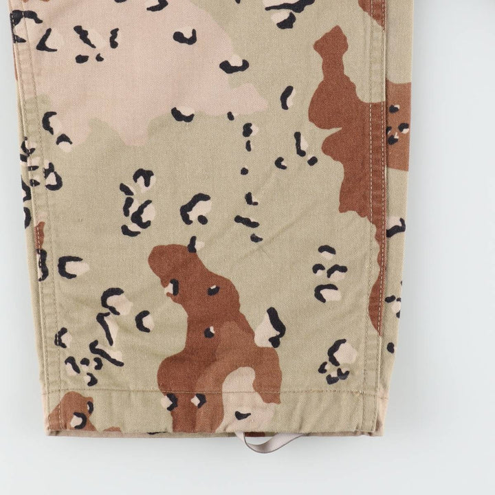 Camouflage Pattern 6C Desert Chocolate Chip Camo Military Cargo Pants Combat Pants Small-Long Men's W31 Equivalent cotton Beige type Vintage Second Hand