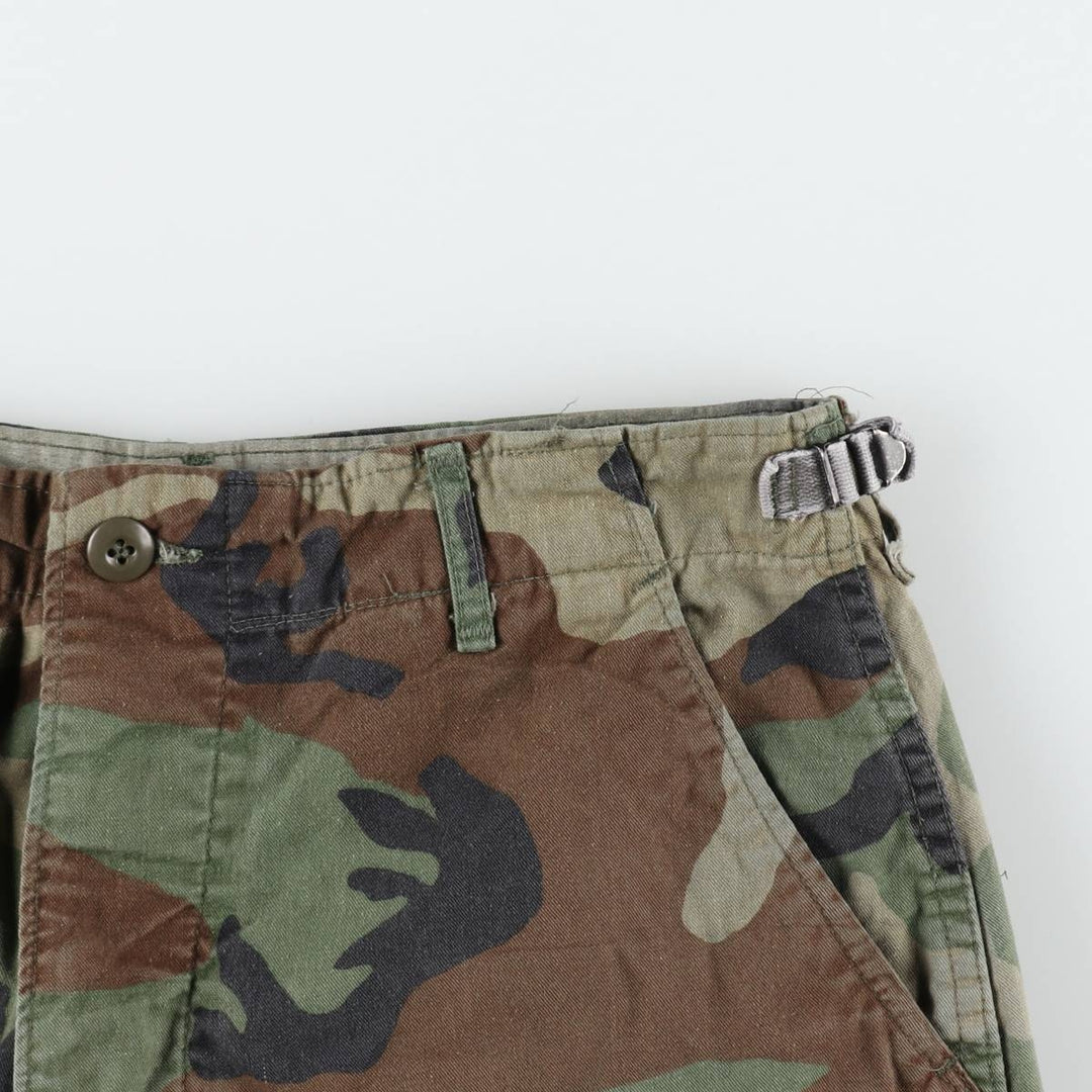 Camouflage Woodland Camo Military Cargo Pants/Combat Pants, Medium-Regular Size (Men's W34 equivalent) unclear Khaki type Vintage Second Hand