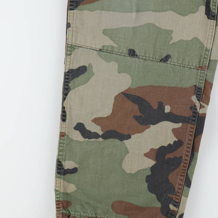 Camouflage Woodland Camo Military Cargo Pants/Combat Pants, Medium-Regular Size (Men's W34 equivalent) unclear Khaki type Vintage Second Hand