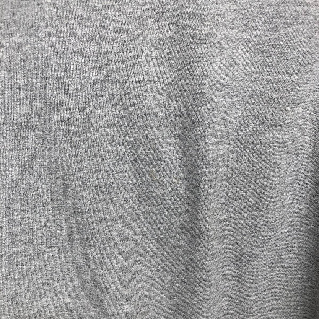 Adidas logo print T-shirt, men's size L cotton gray type Vintage Second Hand