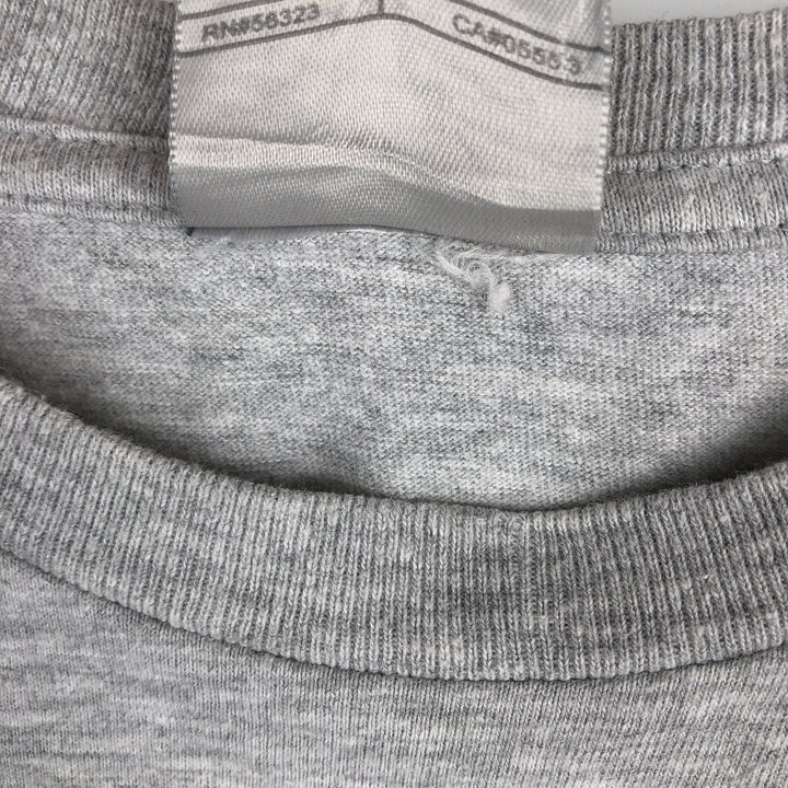 00'S Nike logo print T-shirt, men's XL size unclear gray type Vintage Second Hand