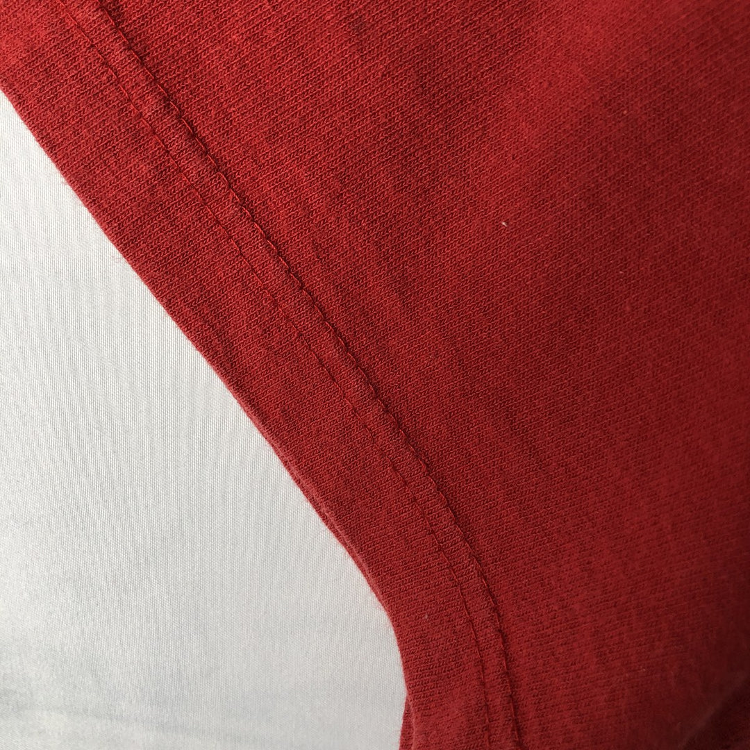 00'S Nike logo print T-shirt, men's size M cotton red type Vintage Second Hand