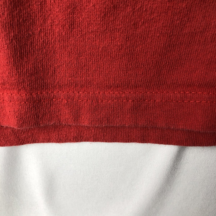 00'S Nike logo print T-shirt, men's size M cotton red type Vintage Second Hand