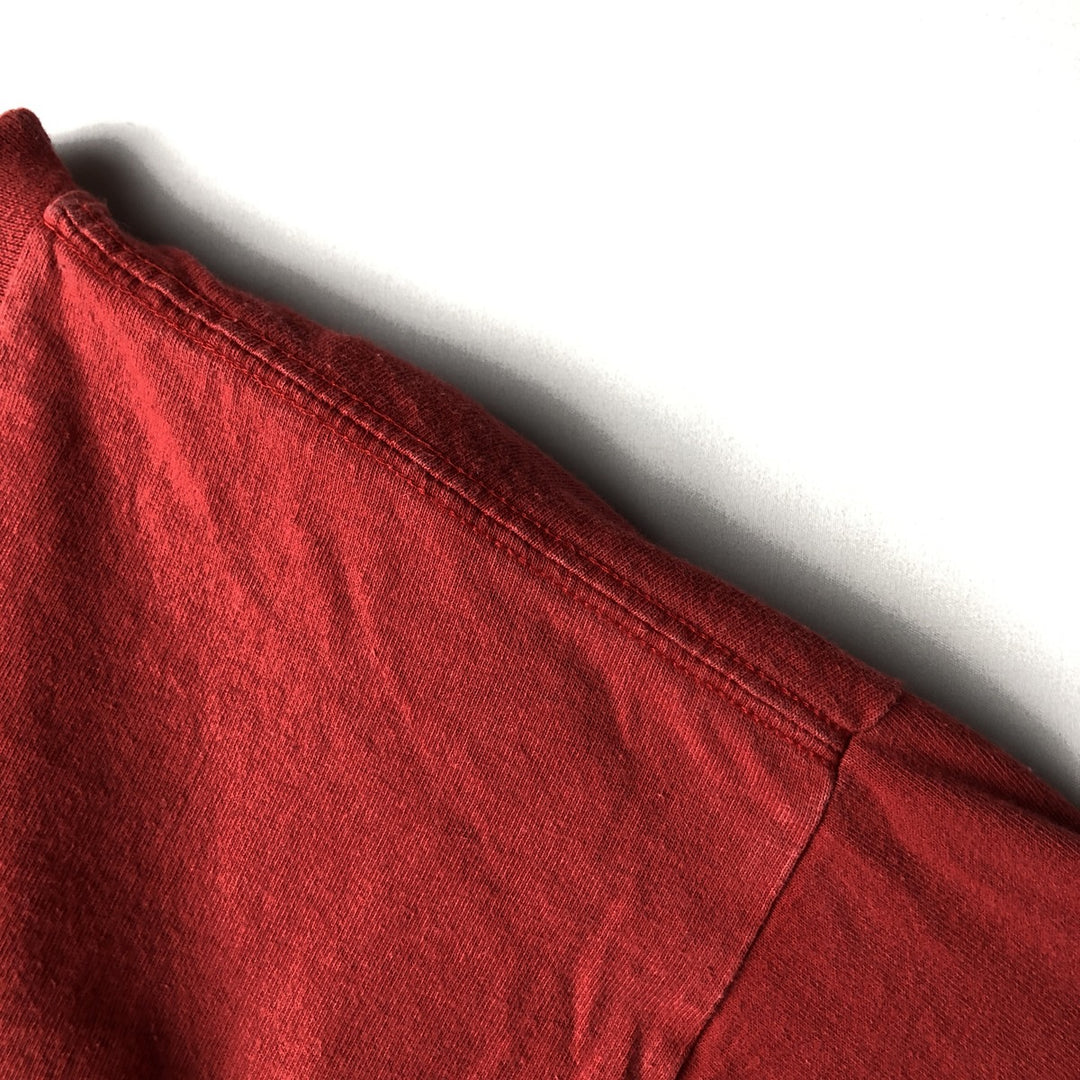 00'S Nike logo print T-shirt, men's size M cotton red type Vintage Second Hand