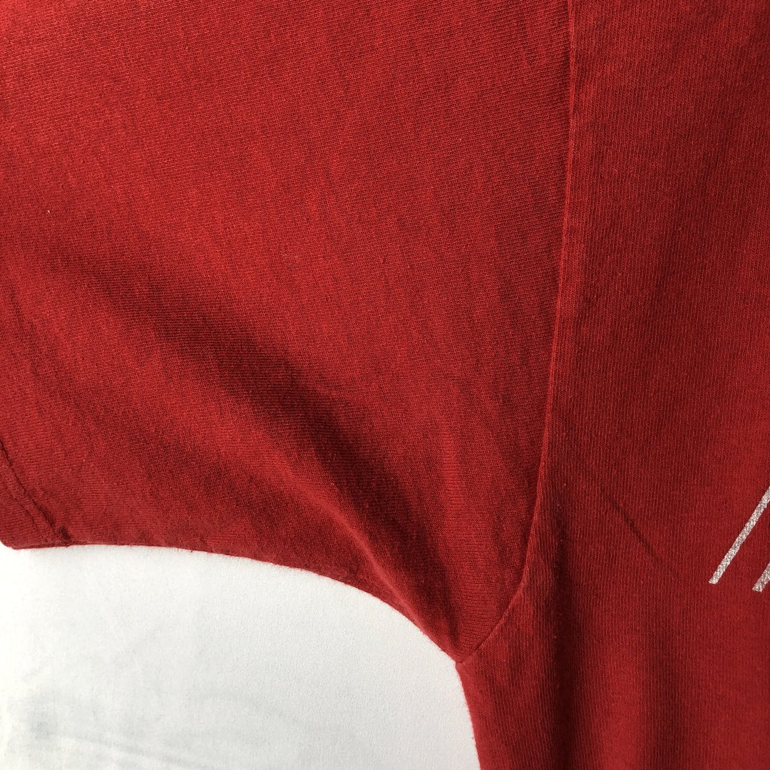 00'S Nike logo print T-shirt, men's size M cotton red type Vintage Second Hand